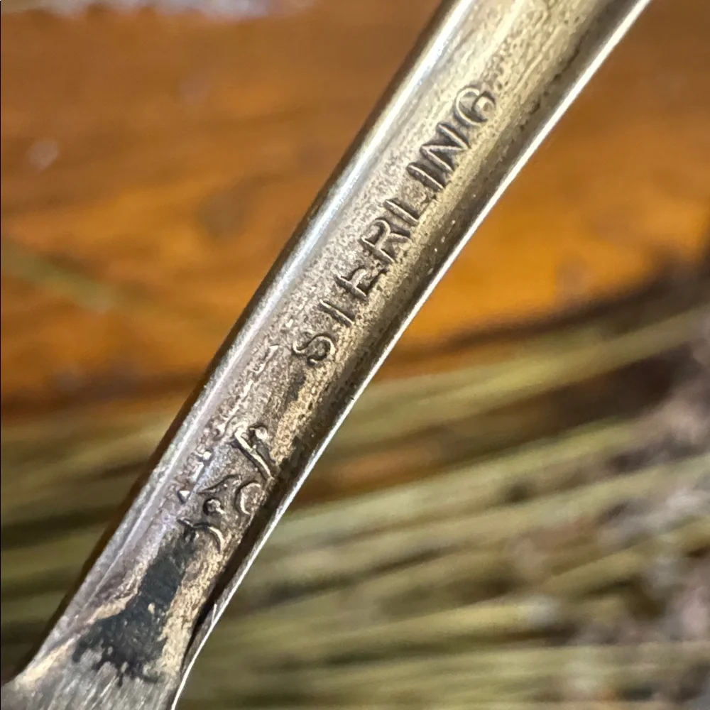 Vintage Arkansas Collectible Souvenir Sterling Silver Spoon